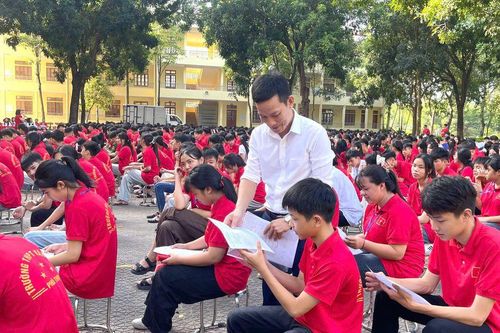 Phú Thọ: Bệnh viện Tâm thần Vĩnh Phúc truyền thông, sàng lọc sức khỏe tâm thần học đường tại Trường THPT Văn Quán
