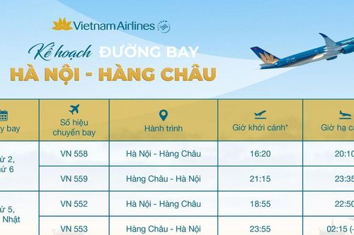 Vietnam Airlines mở đường bay thẳng từ Hà Nội đến 'thiên đường hạ giới' Hàng Châu