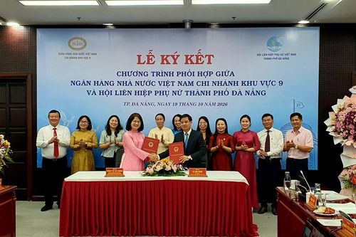NHNN Khu vực 9 ký kết chương trình phối hợp với Hội Liên hiệp Phụ nữ Đà Nẵng