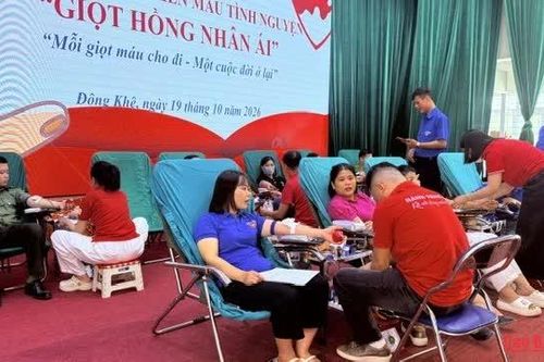 Tiếp nhận 88 đơn vị máu tại ngày hội hiến máu tình nguyện