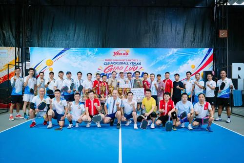 CLB Pickleball Yên Xá kỷ niệm một năm thành lập, lan tỏa tinh thần thể thao gắn với thiện nguyện