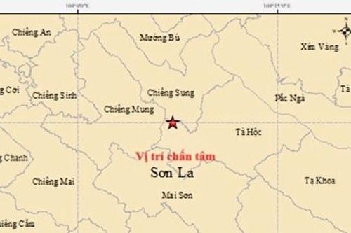 Hai trận động đất liên tiếp vừa xảy ra tại tỉnh Sơn La
