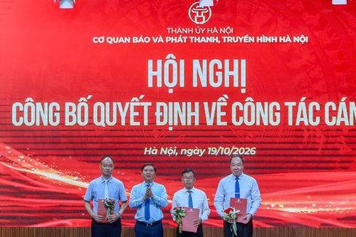 Cơ quan Báo và Phát thanh, Truyền hình Hà Nội kiện toàn tổ chức, cán bộ theo mô hình mới