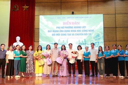 Phụ nữ Hoàng Liệt: Đẩy mạnh đổi mới sáng tạo và chuyển đổi số