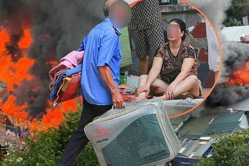 Cháy dãy nhà trọ ở Hà Nội, nhân chứng kể khoảnh khắc khói đen bốc cao