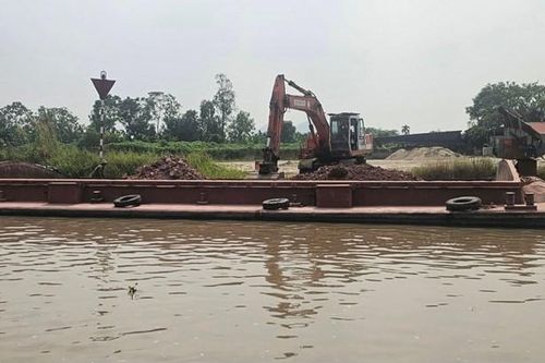 Hải Phòng: Hai bến bãi bị lập biên bản vi phạm hành chính
