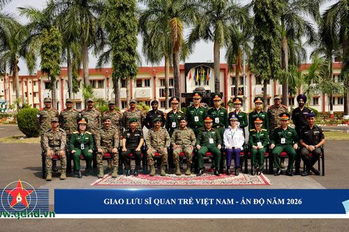 Giao lưu sĩ quan trẻ Việt Nam - Ấn Độ năm 2026
