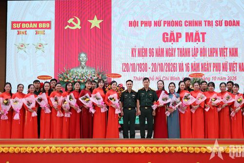 Sư đoàn 9 tổ chức nhiều hoạt động chào mừng Ngày Phụ nữ Việt Nam