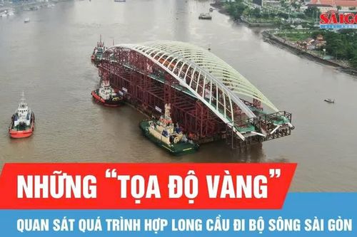 Ngày mai hợp long cầu đi bộ qua sông Sài Gòn: Những điều cần biết