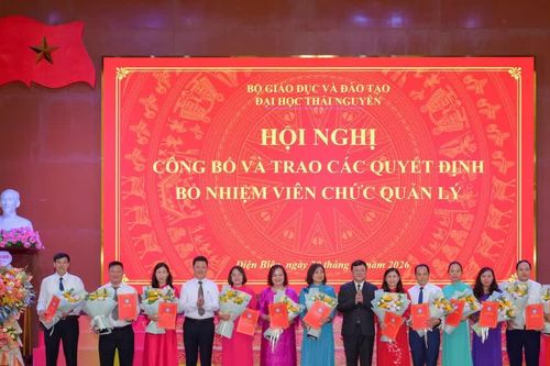 Đại học Thái Nguyên công bố quyết định công tác cán bộ tại phân hiệu Điện Biên