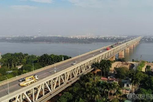 Sửa chữa cầu Thăng Long, phương tiện di chuyển thế nào?
