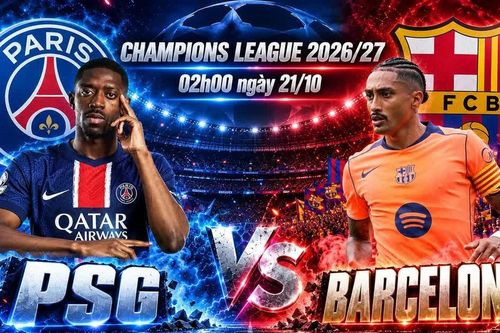 Nhận định PSG vs Barcelona, 02h00 ngày 21/10: Trận chiến của những người khổng lồ