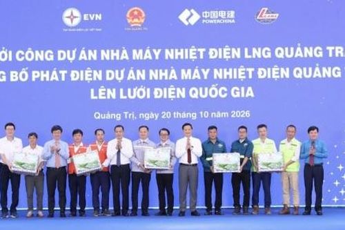 Khởi công dự án Nhà máy nhiệt điện LNG Quảng Trạch II