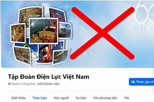 EVN tiếp tục cảnh báo nhóm Facebook giả mạo
