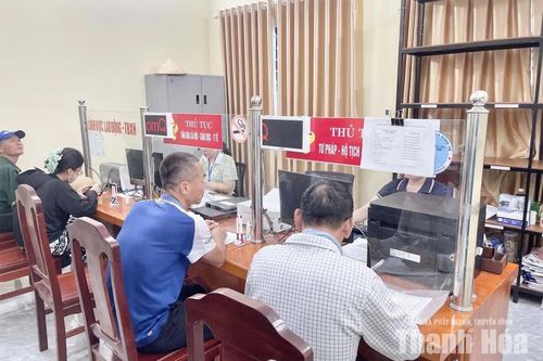 Xã Hoằng Phú lấy đúng hạn làm “thước đo” giải quyết thủ tục hành chính