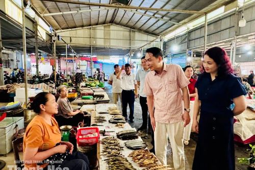 Xã Lưu Vệ đạt 86/100 điểm thẩm định an toàn thực phẩm nâng cao