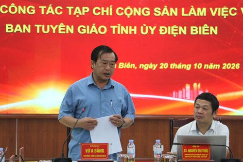 Đoàn công tác Tạp chí Cộng sản làm việc với Ban Tuyên giáo Tỉnh ủy