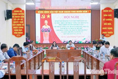 Xã Lấp Vò: Tập trung quản lý đất đai, trật tự xây dựng, bảo vệ môi trường