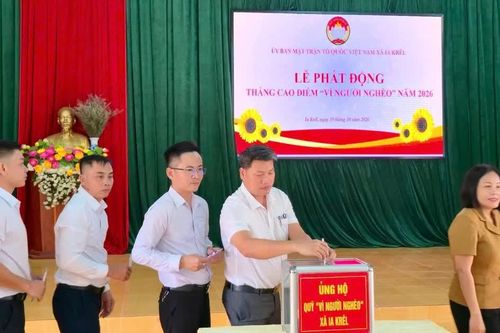 Ia Krêl phát động Tháng cao điểm “Vì người nghèo” năm 2026