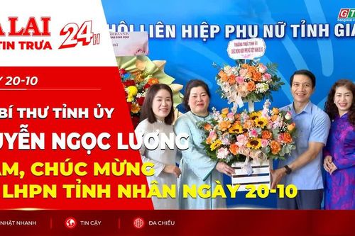 Điểm tin trưa: Phó Bí thư Tỉnh ủy Nguyễn Ngọc Lương thăm, chúc mừng Hội LHPN tỉnh nhân ngày 20-10