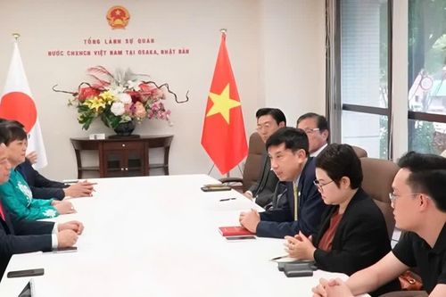 Đoàn công tác tỉnh Gia Lai làm việc với Tổng Lãnh sự quán Việt Nam tại Osaka