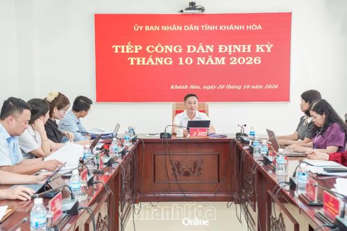 Chủ tịch UBND tỉnh Nguyễn Việt Hùng tiếp công dân định kỳ tháng 10-2026