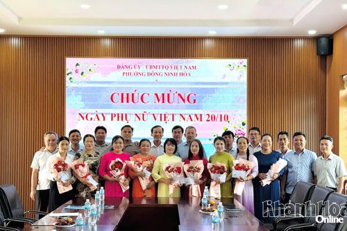Phường Đông Ninh Hòa họp mặt kỷ niệm Ngày thành lập Hội Liên hiệp Phụ nữ Việt Nam