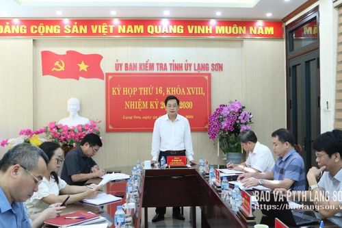 Ủy ban Kiểm tra Tỉnh ủy tổ chức kỳ họp thứ 16