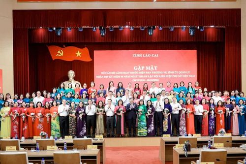 Tỉnh Lào Cai gặp mặt nữ lãnh đạo thuộc diện Ban Thường vụ Tỉnh ủy quản lý nhân kỷ niệm Ngày Phụ nữ Việt Nam 20/10