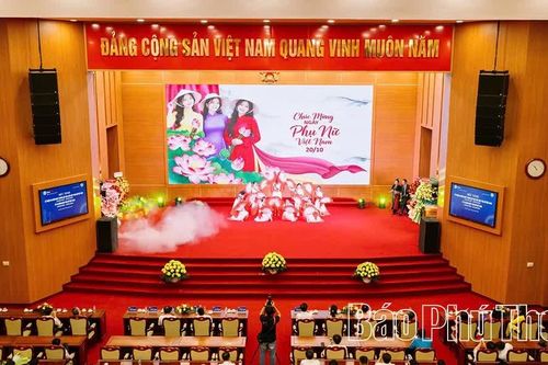 Công ty Điện lực Phú Thọ tổ chức mít tinh kỷ niệm Ngày Phụ nữ Việt Nam 20/10