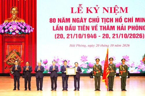Hải Phòng: Kỷ niệm 80 năm ngày Bác Hồ về thăm, đón nhận Huân chương Lao động hạng Nhất