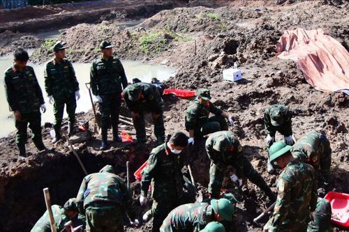 TP. Hồ Chí Minh: Quy tập thêm 13 hài cốt liệt sĩ và di vật tại công viên Lê Thị Riêng