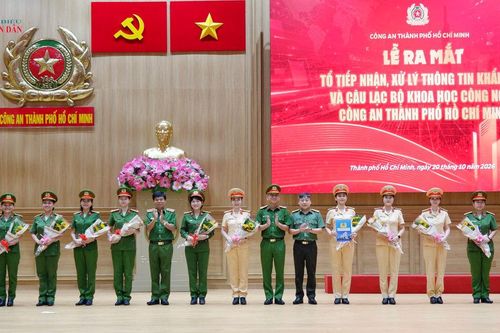 Công an TP. Hồ Chí Minh ra mắt Tổ tiếp nhận, xử lý thông tin khẩn cấp và Câu lạc bộ Khoa học công nghệ