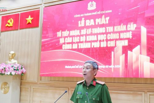 Công an TP. Hồ Chí Minh ra mắt 'Tổ tiếp nhận, xử lý thông tin khẩn cấp'