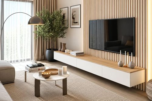 Phòng khách tối giản chỉ cần 3 món nội thất này, mua sắm nhiều vừa tốn tiền vừa chật nhà