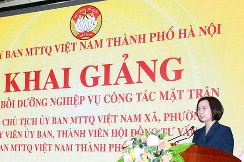 Cán bộ mặt trận phải giải quyết được những bài toán phát sinh từ thực tiễn