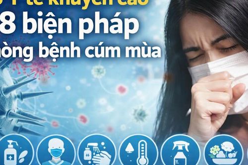 Cúm mùa gây biến chứng nặng, Bộ Y tế khuyến cáo 8 biện pháp phòng bệnh