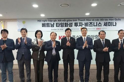 Thúc đẩy kết nối đầu tư, thương mại và du lịch giữa tỉnh Thanh Hóa và các đối tác Hàn Quốc