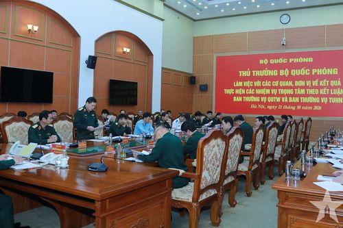 Thượng tướng Nguyễn Quang Ngọc: Đẩy nhanh tiến độ các nhiệm vụ quân sự, quốc phòng gắn với phát triển kinh tế - xã hội trên địa bàn TP Hà Nội