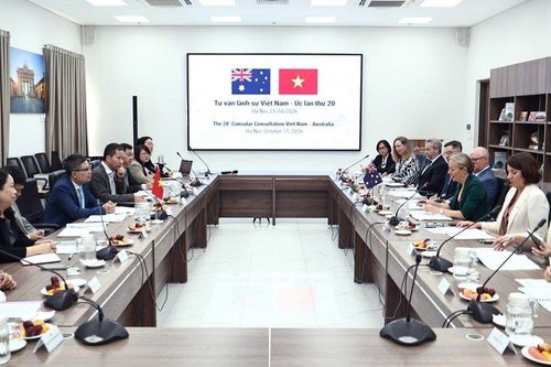 Tư vấn lãnh sự Việt Nam - Australia lần thứ 20: Thúc đẩy hợp tác lãnh sự, bảo đảm quyền lợi công dân