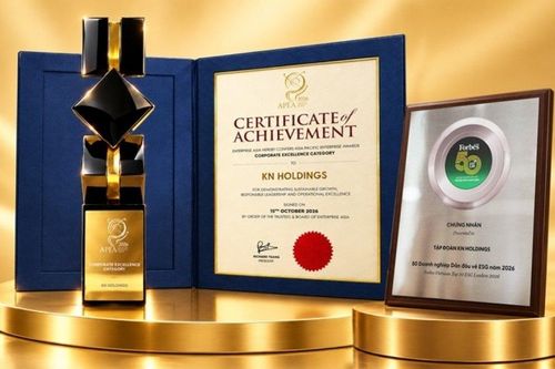 KN Holdings lập 'cú đúp' với Doanh nghiệp xuất sắc châu Á và Top doanh nghiệp dẫn đầu ESG Việt Nam: Từ chiến lược đa ngành đến dấu ấn CaraWorld