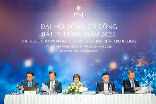 Cổ đông PNJ thông qua tất cả tờ trình tại ĐHĐCĐ bất thường 2026, đồng hành cùng kế hoạch tái thiết khôi phục kinh doanh