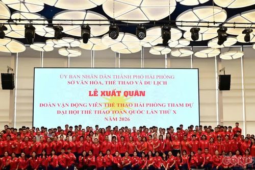 Đoàn thể thao Hải Phòng đặt mục tiêu vào top 5 tại Đại hội Thể thao toàn quốc lần thứ X