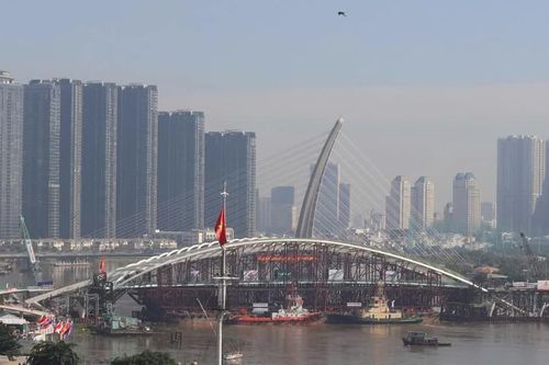 Chính thức hợp long cầu đi bộ qua sông Sài Gòn