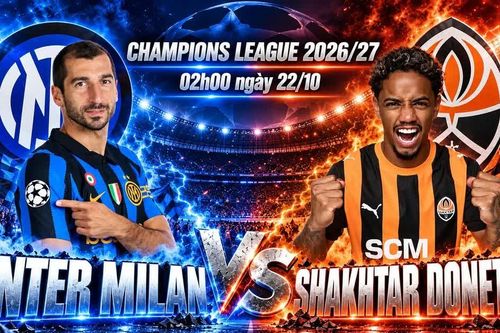 Nhận định Inter Milan vs Shakhtar Donetsk, 02h00 ngày 22/10: Trận cầu phải thắng của Inter