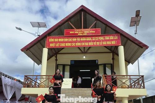 Quân khu 5 khánh thành hai nhà sinh hoạt cộng đồng trị giá 5 tỷ đồng tại Đắk Lắk
