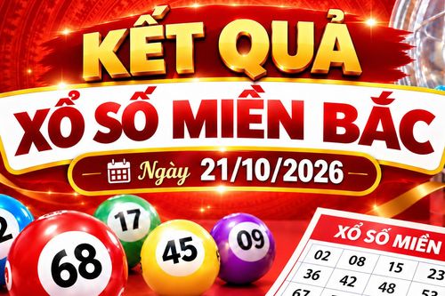 Kết quả xổ số miền Bắc hôm nay ngày 21/10/2026