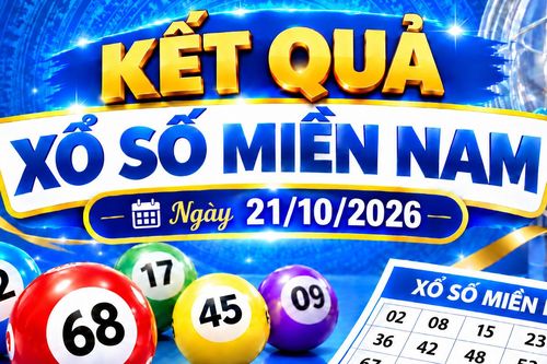 Kết quả xổ số miền Nam hôm nay ngày 21/10/2026