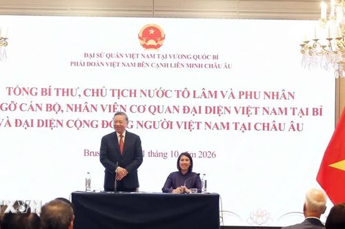 Tổng Bí thư, Chủ tịch nước Tô Lâm và Phu nhân gặp đại diện cộng đồng người Việt Nam tại châu Âu