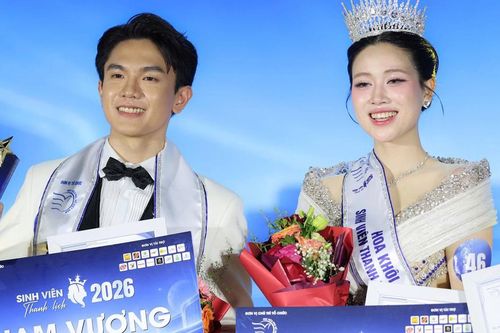 Nữ sinh Học viện Phụ nữ Việt Nam đăng quang Hoa khôi Sinh viên thanh lịch 2026